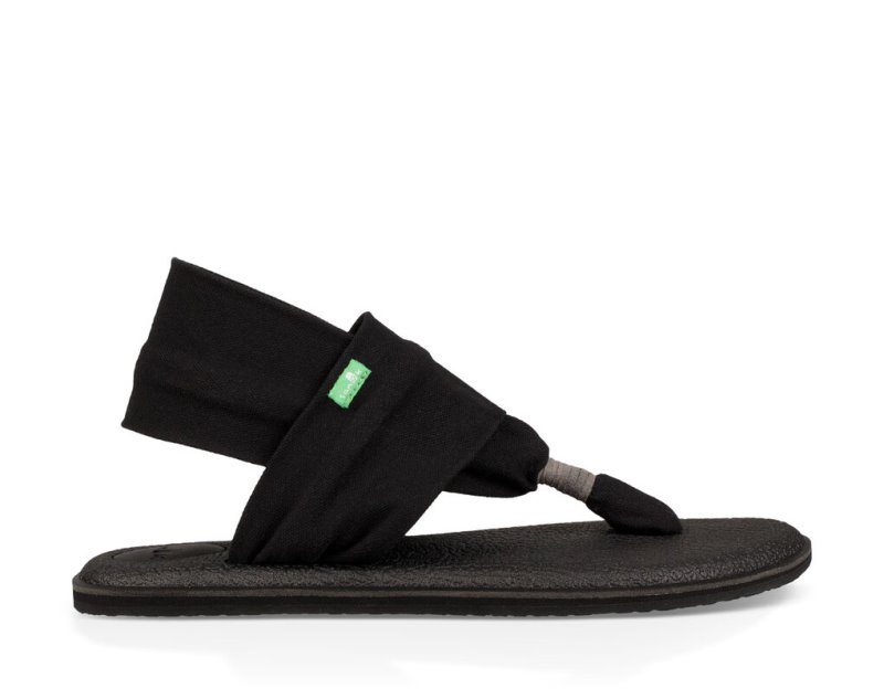 Sanuk Sandals Yoga Sling 2 Women\'s Sandals Black | Canada 20LIS